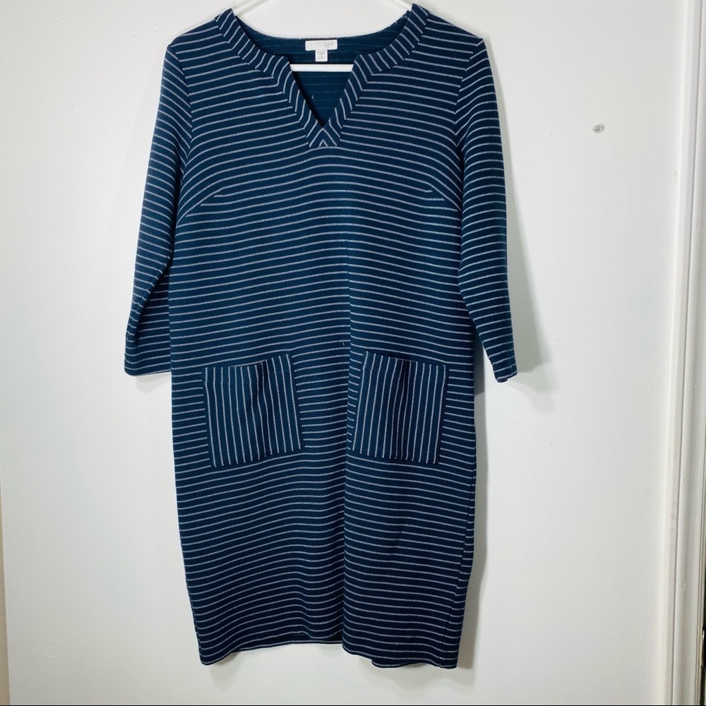 J Jill Navy Dress Small Career